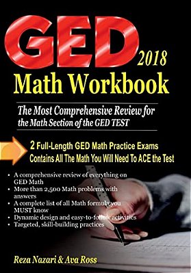 Ged Math Workbook 2018: The Most Comprehensive Review For The Math Section Of The Ged Test-..