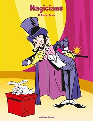 Magicians Coloring Book 1-..