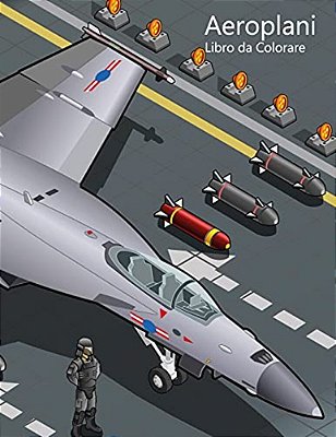 Aeroplani Libro Da Colorare 1-..