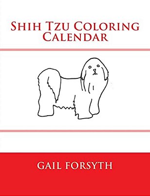 Shih Tzu Coloring Calendar-..