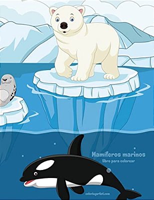 Mamíferos Marinos Libro Para Colorear 1-..