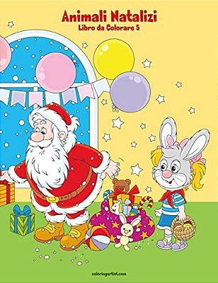 Animali Natalizi Libro Da Colorare 5-..