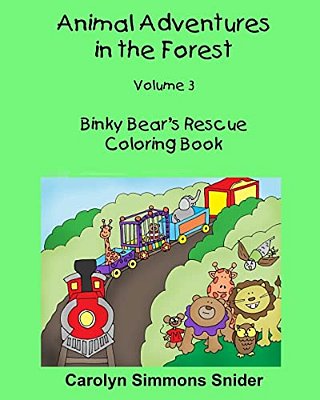Binky Bear's Rescue Coloring Book-..