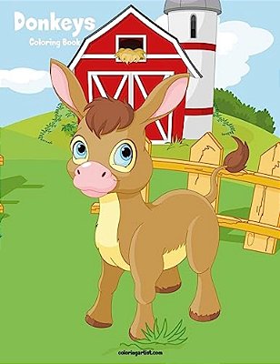 Donkeys Coloring Book 1-..