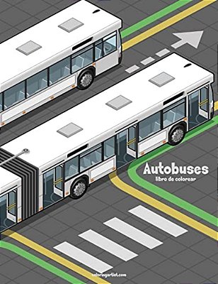 Autobuses Libro De Colorear 1-..
