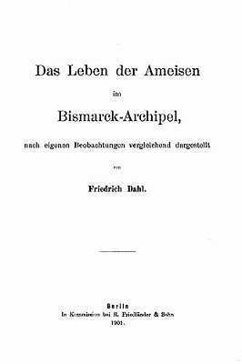Das Leben Der Ameisen Im Bismarck-Archipel-..