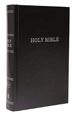 Kjv, Pew Bible, Large Print, Hardcover, Black, Red Letter Edition-..