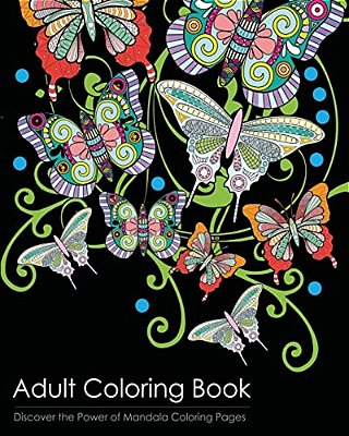 Adult Coloring Book: Discover The Healing Power Of Mandala Coloring Pages-..