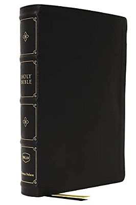 Nkjv, Large Print Verse-By-verse Reference Bible, Maclaren Series, Leathersoft, Black, Comfort Print: Holy Bible, New King James Version-..