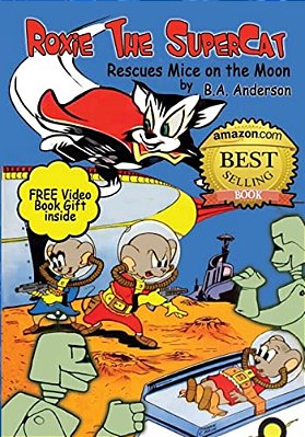 Roxie The Supercat Rescues Mice On The Moon-..