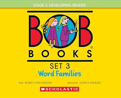 Bob Books - Word Families Hardcover Bind-Up Phonics, Ages 4 And Up, Kindergarten, First Grade (Stage 3: Developing Reader)-..
