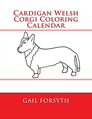 Cardigan Welsh Corgi Coloring Calendar-..