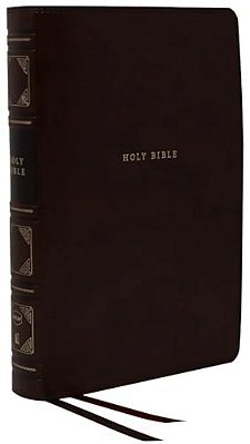 Nkjv, Reference Bible, Classic Verse-By-verse, Center-Column, Leathersoft, Black, Red Letter Edition, Comfort Print-..