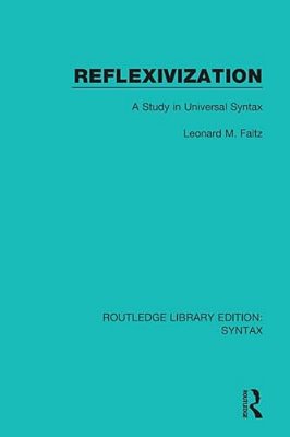 Reflexivization: A Study In Universal Syntax-..