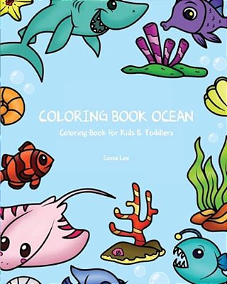 Coloring Books Ocean: Coloring Book For Kids & Toddlers-..