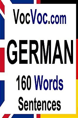 Vocvoc. Com German: 160 Words And Sentences-..