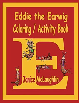 Eddie The Earwig Coloring/Activity Book-..