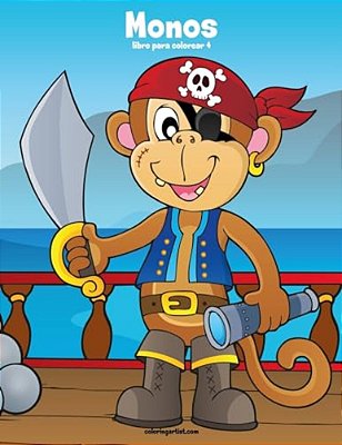 Monos Libro Para Colorear 4-..