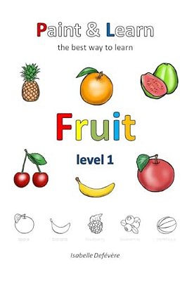 Paint & Learn: Fruits (Level 1)-..