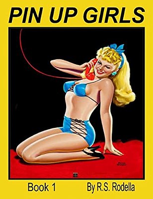 Pin-Up Girls Book 1 Coloring Book-..