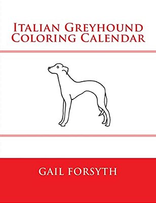 Italian Greyhound Coloring Calendar-..
