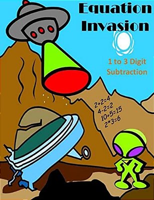Equation Invasion: 1 To 3 Digit Subtraction-..