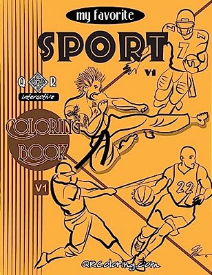 My Favorite Sport Coloring Book-..