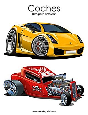 Coches Libro Para Colorear 1-..
