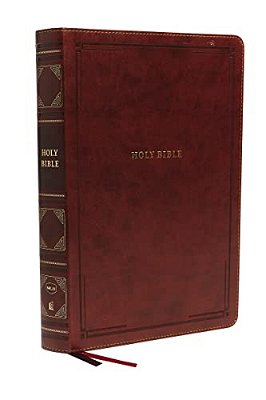 Nkjv, Reference Bible, Super Giant Print, Leathersoft, Brown, Red Letter Edition, Comfort Print: Holy Bible, New King James Version-..