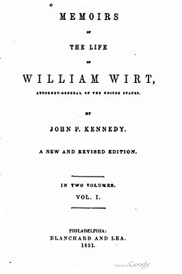Memoirs Of The Life Of William Wirt-..