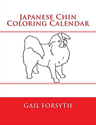 Japanese Chin Coloring Calendar-..