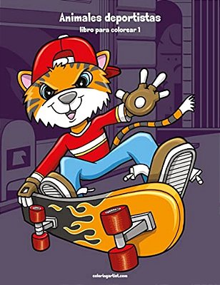 Animales Deportistas Libro Para Colorear 1-..
