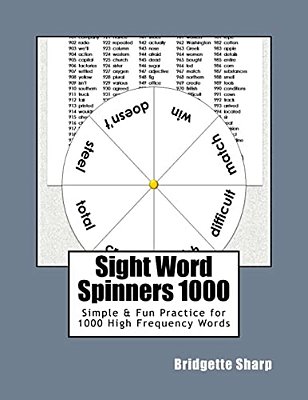 Sight Word Spinners 1000: Simple & Fun Practice For 1000 High Frequency Words-..
