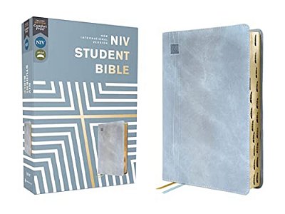 Niv, Student Bible, Leathersoft, Teal, Thumb Indexed, Comfort Print-..