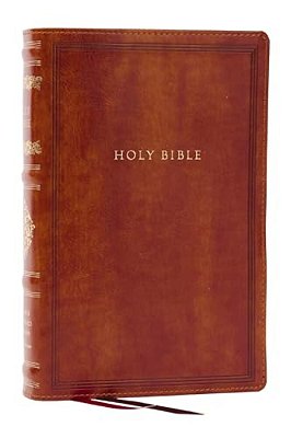 Rsv Personal Size Bible With Cross References, Brown Leathersoft, (Sovereign Collection)-..