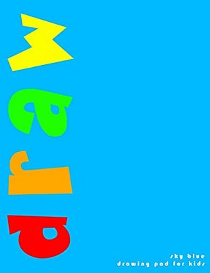 Sky Blue Drawing Pad For Kids-..