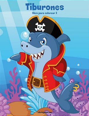 Tiburones Libro Para Colorear 2-..
