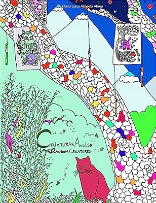 Random Creatures Criaturas Avulso: Colouring Book Livro De Colorir-..