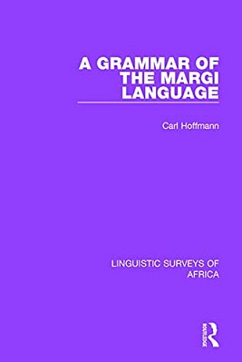 A Grammar Of The Margi Language-..