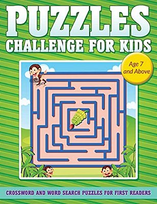 Puzzle Challenge For Kids: Crossword And Word Search Puzzles-..