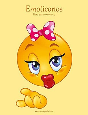 Emoticonos Libro Para Colorear 4-..