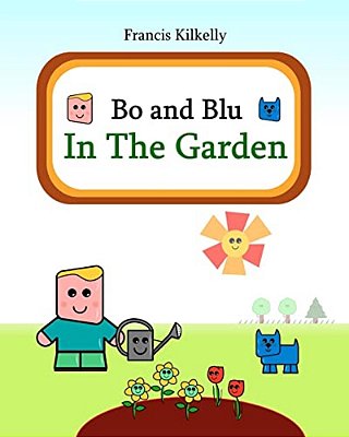 Bo And Blu In The Garden-..