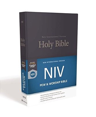 Niv, Pew And Worship Bible, Hardcover, Blue-..