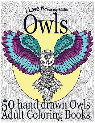 Adult Coloring Books: Owls-..