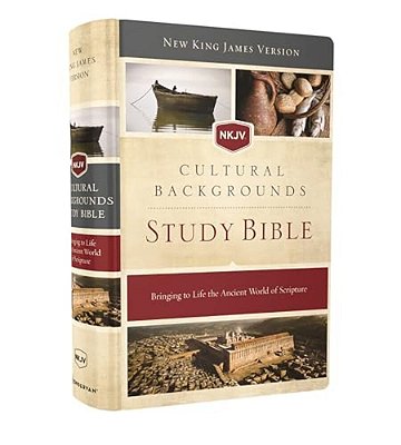Nkjv, Cultural Backgrounds Study Bible, Hardcover, Red Letter Edition: Bringing To Life The Ancient World Of Scripture-..