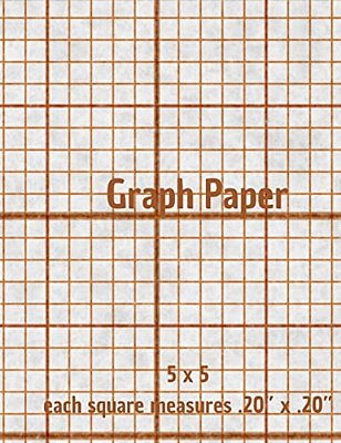 Graph Paper: Quad Rule Graph Paper,8.5 X 11 (5X5 Graph Paper) 100 Pages-..