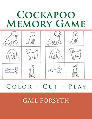 Cockapoo Memory Game: Color - Cut - Play-..