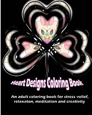 Heart Designs Coloring Book-..