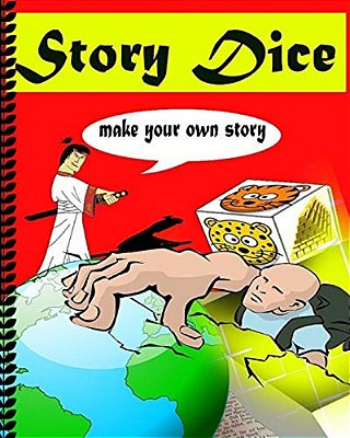 Story Dice: Let's Cut Paper Or Tear Up This Book To Make Your Own Story Game(dice Game For Kids), (120 Pictures,20 Dices)-..