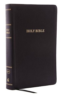 Kjv, Reference Bible, Personal Size Giant Print, Bonded Leather, Black, Red Letter Edition-..